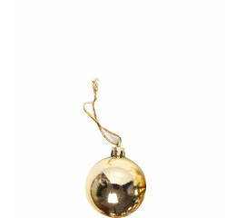 NATAL BOLA LISA 6CM DOUR.C/9 NTB1803D